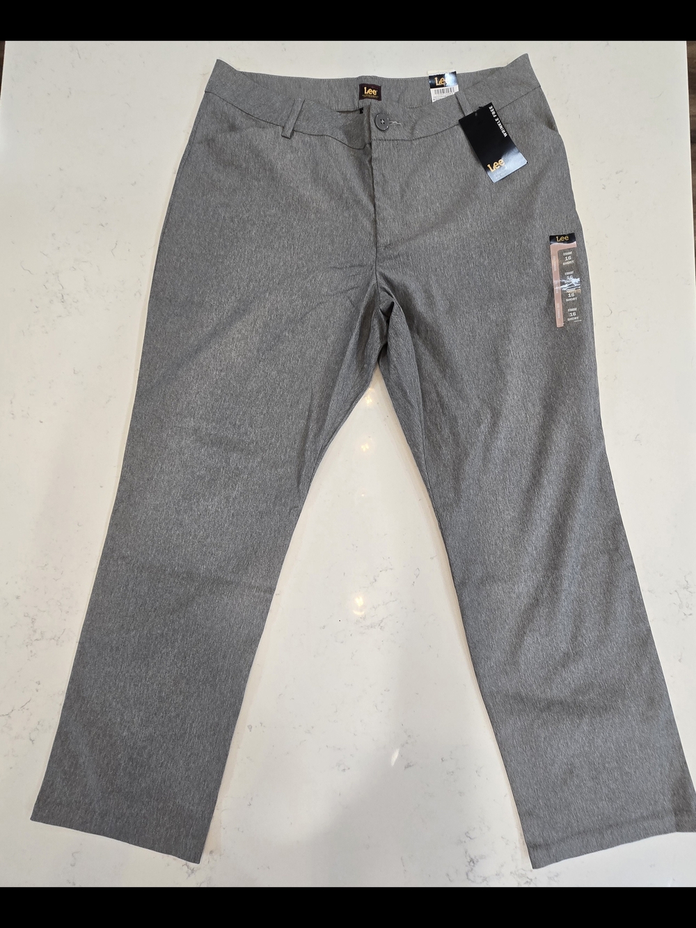 Lee Women's Gray Dress Pants. Straight Leg. Brand New With Tags.